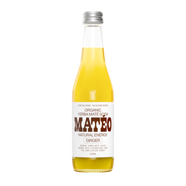 Mateo Yerba Maté Soda Ginger (24 x 330ml)_image_Cartel & Co_order now