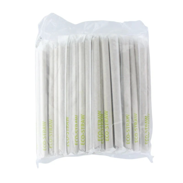 Big Biodegradable Bamboo Straw, Individually Paper (12mm x 21cm)_image_Hank's Tea Bubble Tea Wholesale_order now