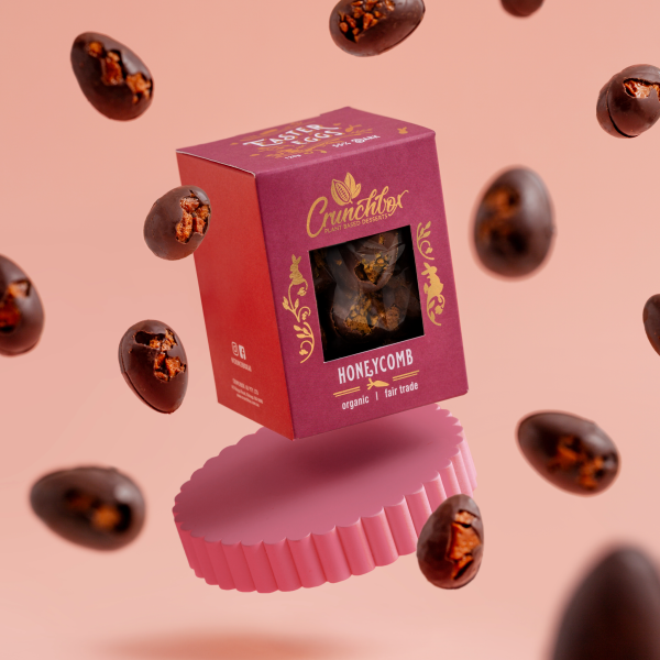 Mini Easter Eggs - Honeycomb - 120g_image_Crunchbox - The Chocolate Chapter AUS_order now