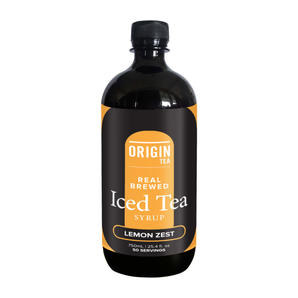 (MC) 6 x 750ml Origin Tea Lemon Zest Iced Tea Syrup_image_Origin Tea | Ovvio Organics _order now