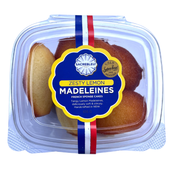 Sacrebleu Zesty Lemon Madeleines 105g_image_Sacrebleu (Caneles and Co)_order now
