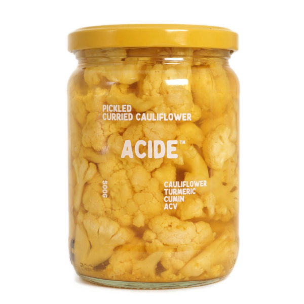 ACIDE - (Pack of 6) PICKLED CURRIED CAULIFLOWER 500G _image_ACIDE™_order now