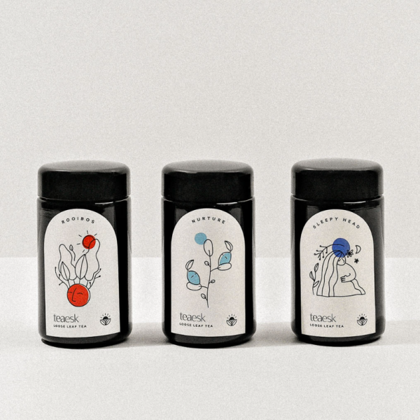 1L Miron Glass Jar with Lid_image_Teaesk Beverages_order now