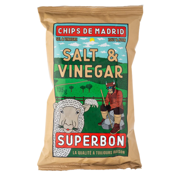 Superbon Chips Salt & Vinegar - 14 x 135g (~1Carton)_image_Product Distribution_order now