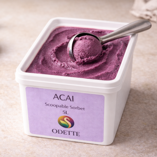 Acai Superfood Scoopable 5L _image_Odette Sorbets_order now