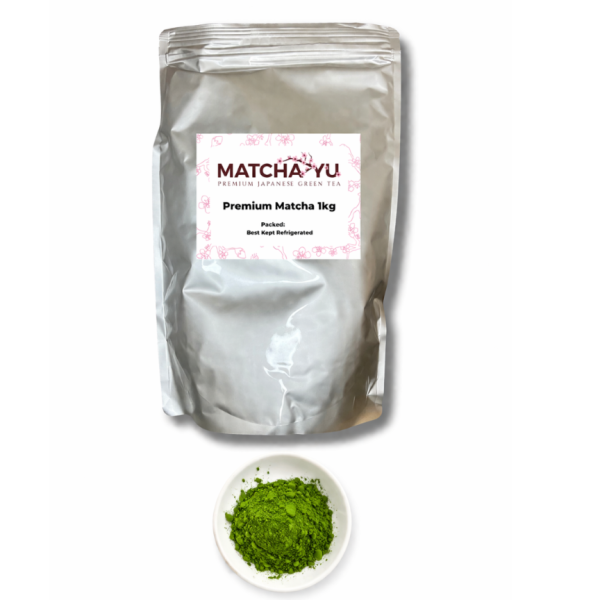 Premium Matcha Powder (Ceremonial Grade Organic) - 1kg _image_Matcha Yu Tea_order now