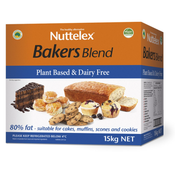 Nuttelex - Vegan Bakers Blend Cookie & Pastry 80% Fat - 15kg_image_The Plant Pantry - Plant Based Food Distributor_order now