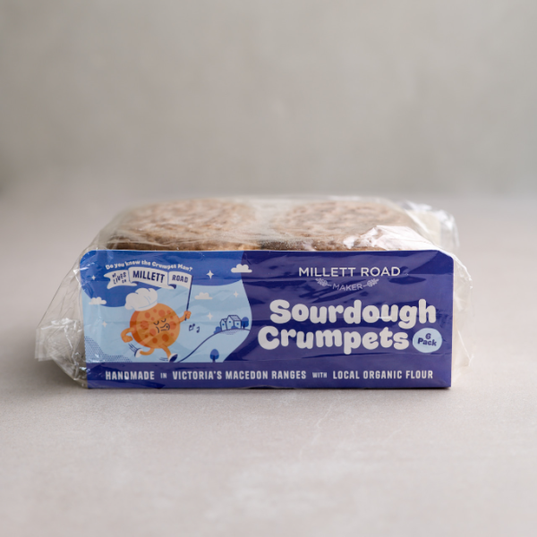 Wholegrain Spitfire Wheat Crumpet - Retail 6-Pack_image_Millett Road Maker_order now