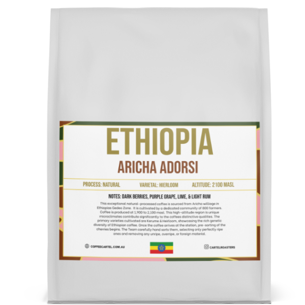 (250G FILTER) - ETHIOPIA – ARICHA ADORSI – YIRGACHEFFE – NATURAL PROCESS_image_Cartel Coffee Roasters_order now