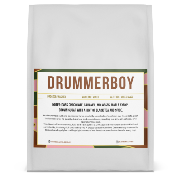 1KG - DRUMMER BOY BLEND_image_Cartel Coffee Roasters_order now