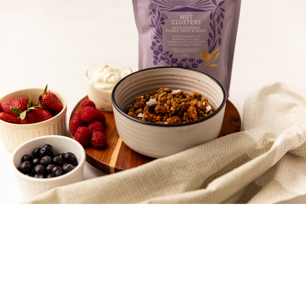 Golden Nut Clusters Unit 300g_image_Merre Granola_order now