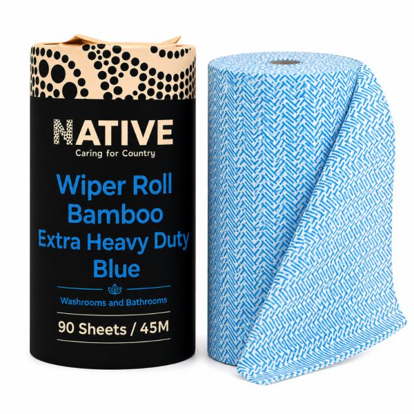 Blue Native Bamboo Chux Roll Extra Heavy Duty 45m Each (N-WRBXHDB)_image_NATIVE WHOLESALE_order now