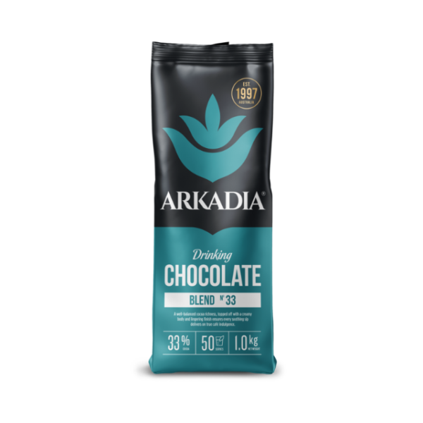 Arkadia Drinking Chocolate 33% 1kg_image_Darks Coffee Roasters_order now