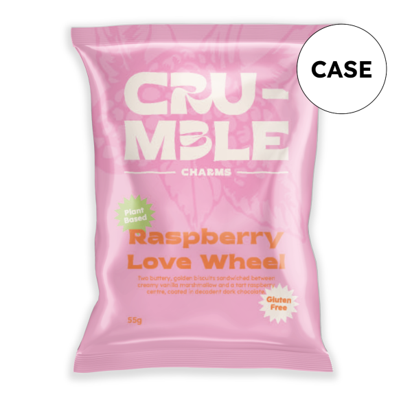 Raspberry Love Wheel | CASE OF 8 (Individually Wrapped)_image_Crumble Charms_order now