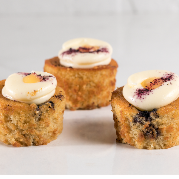 Blueberry & Lemon Cakes (Wheat Free) - Box of 6_image_Cremorne Street Bakers_order now