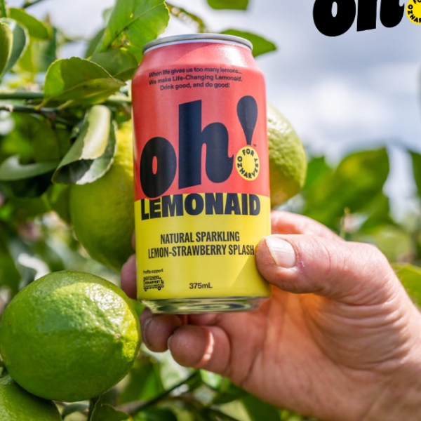 Oh! LemonAid: Strawberry Splash - 24 Pack_image_OzHarvest Ventures_order now