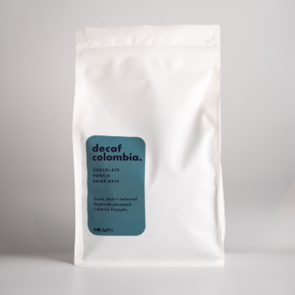 Colombia Sugar Cane Process Decaf 500g - Beans_image_Goliath Coffee Roasters_order now