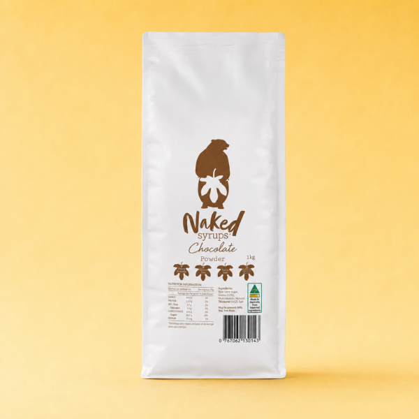 Naked Syrups Chocolate Powder — 1 kg_image_Kuki Coffee_order now