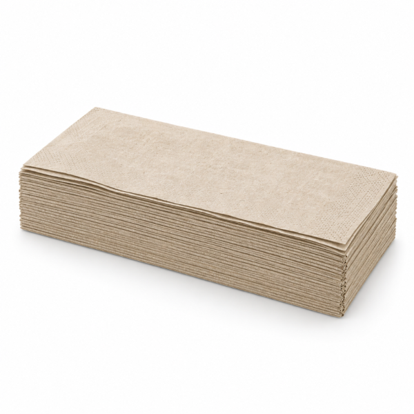 Dinner Napkin 1/8 GT Fold Natural - 1000pcs_image_EcoFlow Packaging_order now