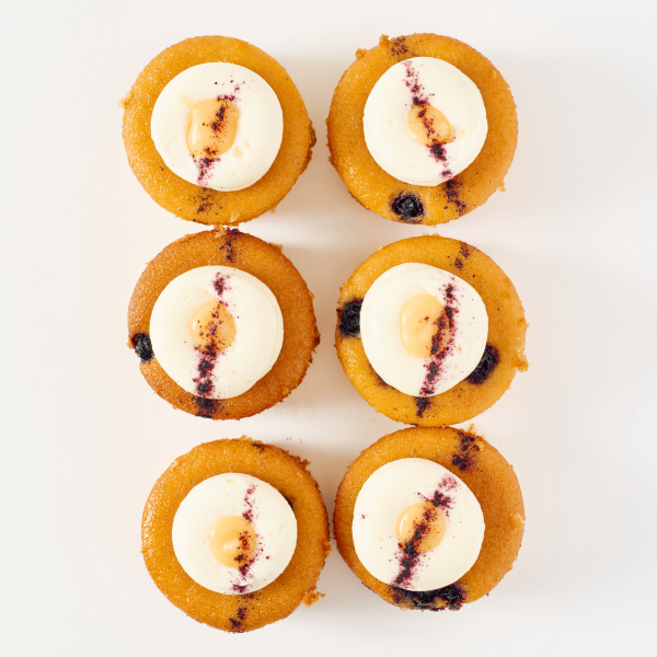 Blueberry & Lemon Cakes (Wheat Free) x 6_image_Cremorne Street Bakers_order now