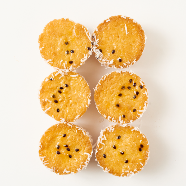 Coconut & Passionfruit Polenta Cake (Wheat Free) x 6_image_Cremorne Street Bakers_order now