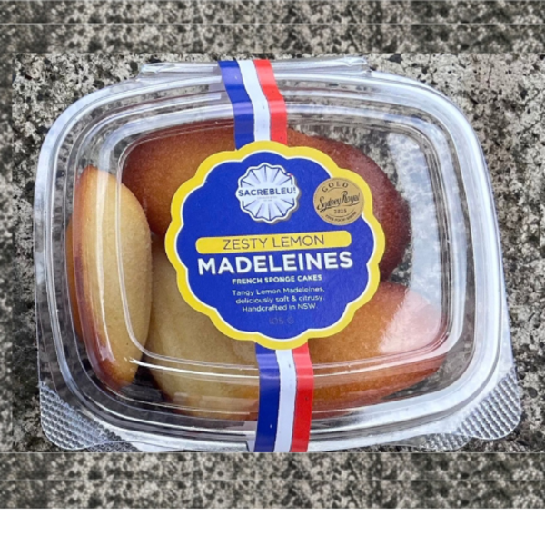 Sacrebleu Zesty Lemon Madeleines 105g_image_Sacrebleu (Caneles and Co)_order now