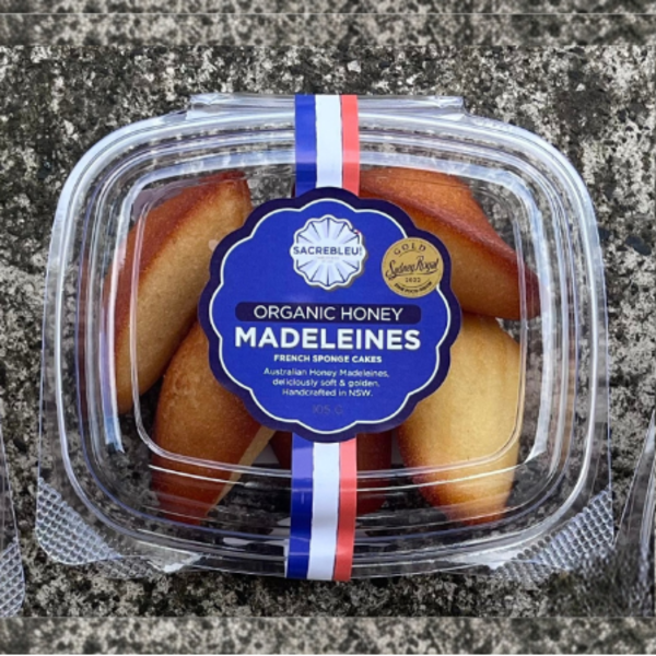 Sacrebleu Organic Honey Madeleines 105g_image_Sacrebleu (Caneles and Co)_order now