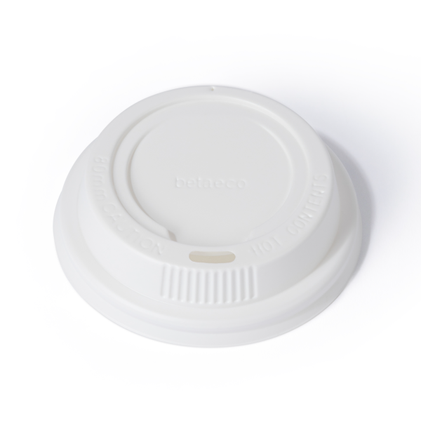 BetaEco Embossed Recyclable Lid White (80mm) 1000/ctn_image_Anchor Packaging_order now
